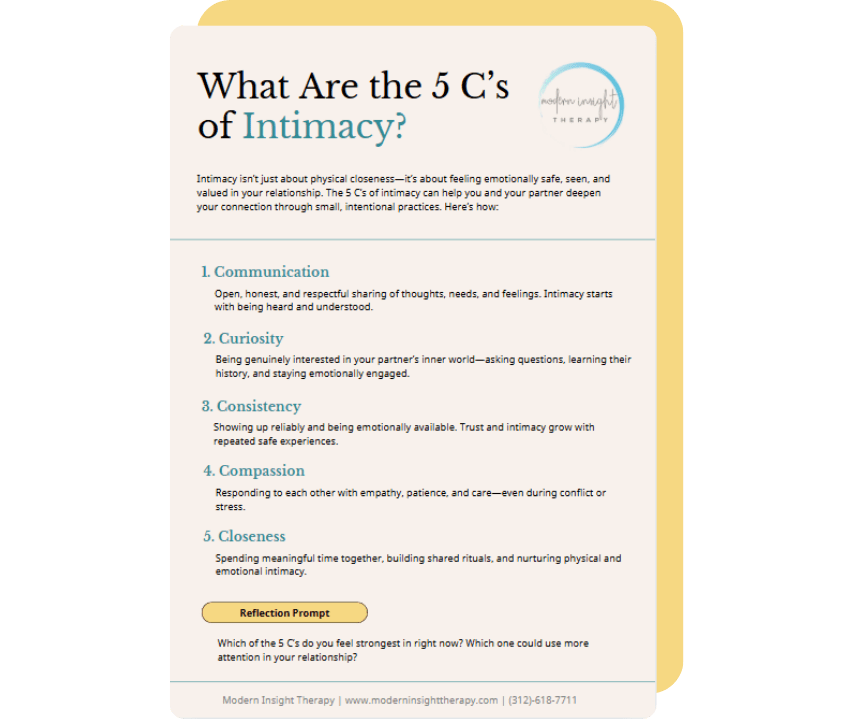 The 5 C's of Intimacy The 5 C's of Intimacy