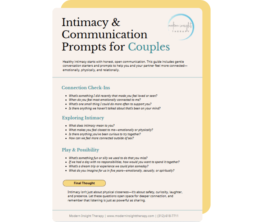 Intimacy & Communication Prompts for Couples Intimacy & Communication Prompts for Couples