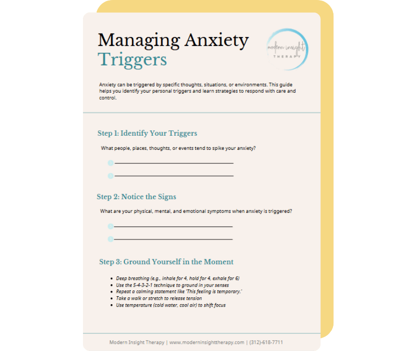 Managing Anxiety Triggers Managing Anxiety Triggers