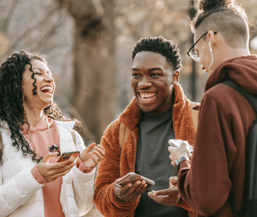 a happy group of people after dbt therapy near me