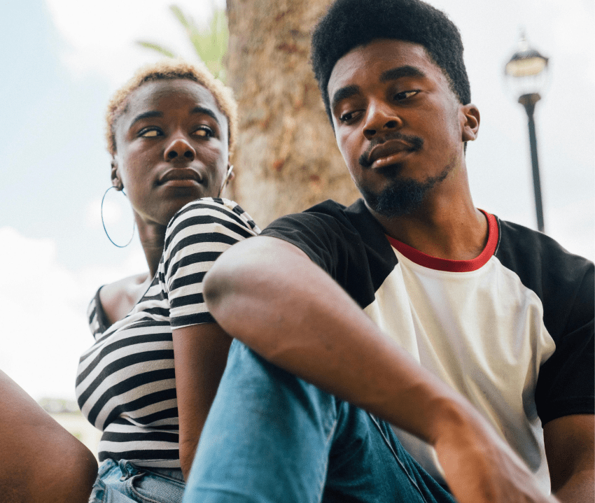 a couple in need of relationship therapy